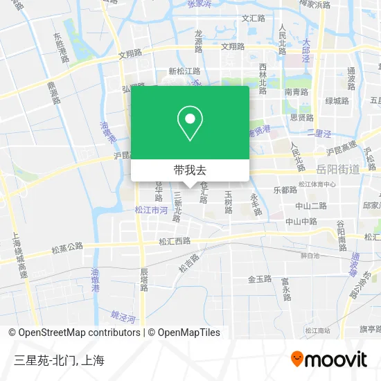 三星苑-北门地图