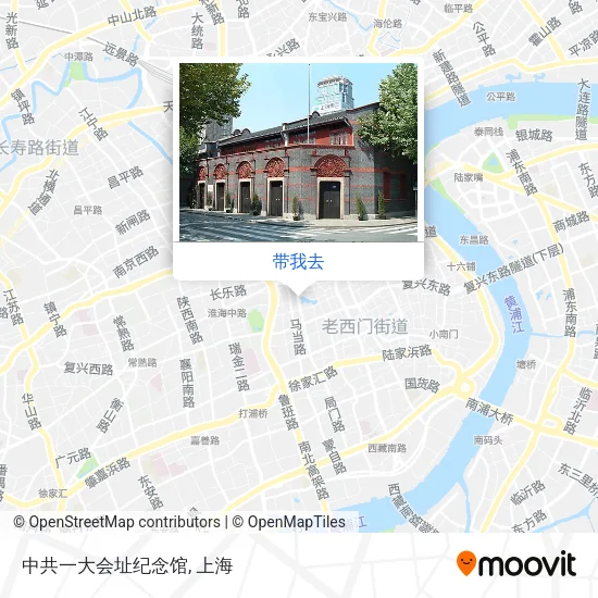 中共一大会址纪念馆地图