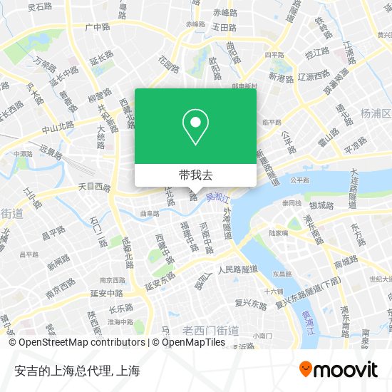 安吉的上海总代理地图
