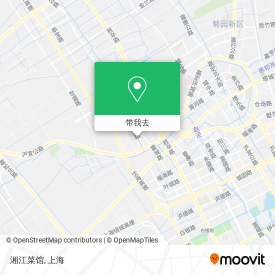 湘江菜馆地图