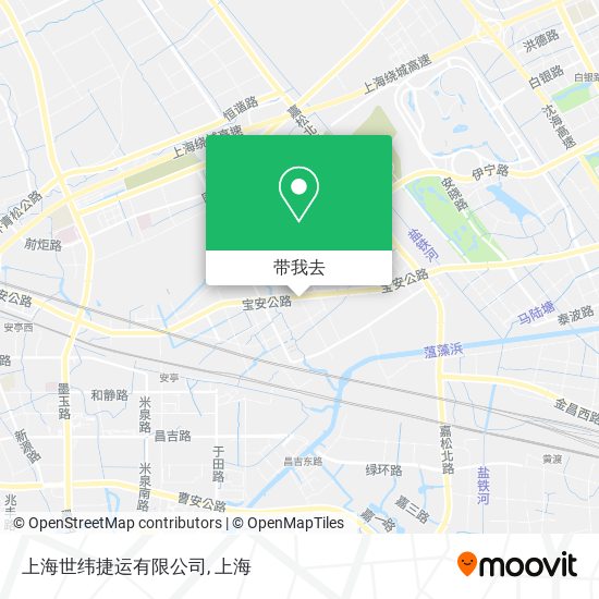 上海世纬捷运有限公司地图