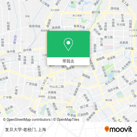 复旦大学-老校门地图