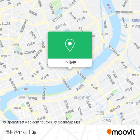 眉州路116地图