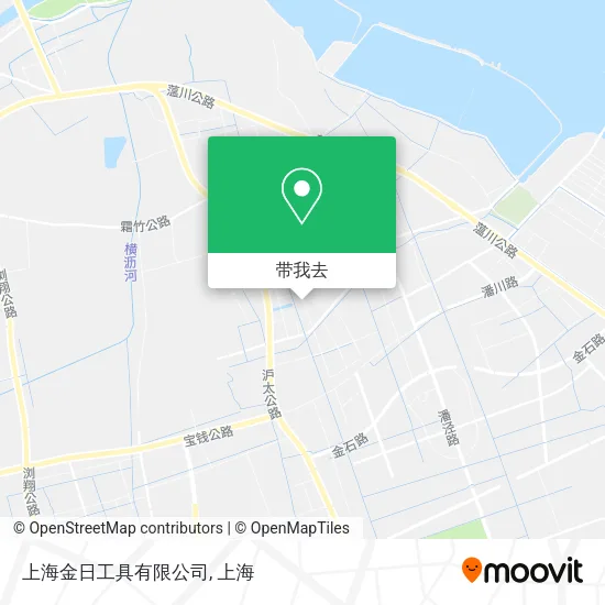 上海金日工具有限公司地图