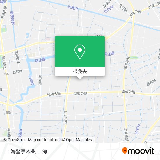 上海鉴宇木业地图