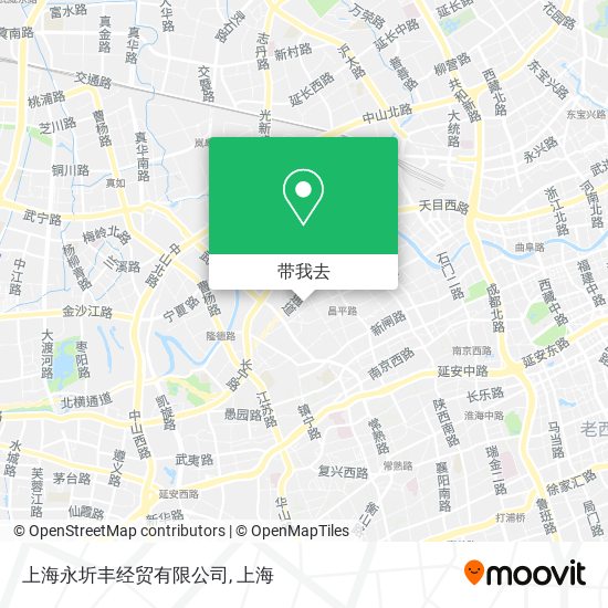 上海永圻丰经贸有限公司地图