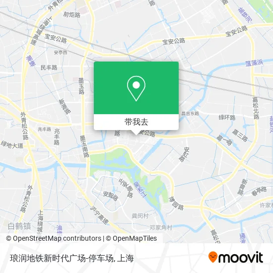 琅润地铁新时代广场-停车场地图