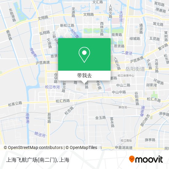 上海飞航广场(南二门)地图