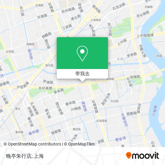 晚亭朱行店地图