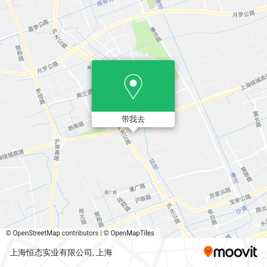 上海恒态实业有限公司地图