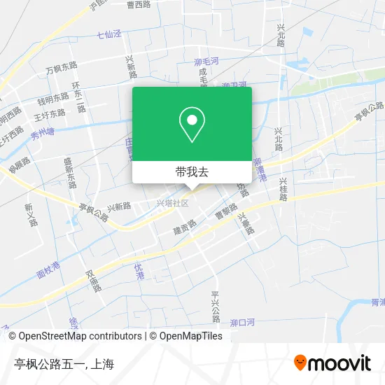亭枫公路五一地图
