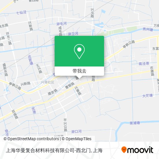 上海华曼复合材料科技有限公司-西北门地图