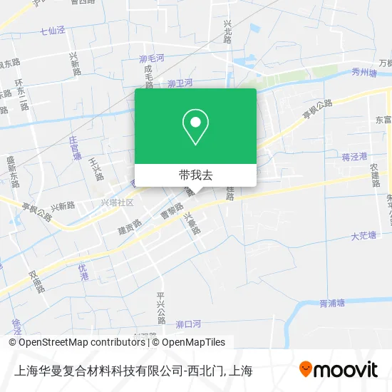 上海华曼复合材料科技有限公司-西北门地图