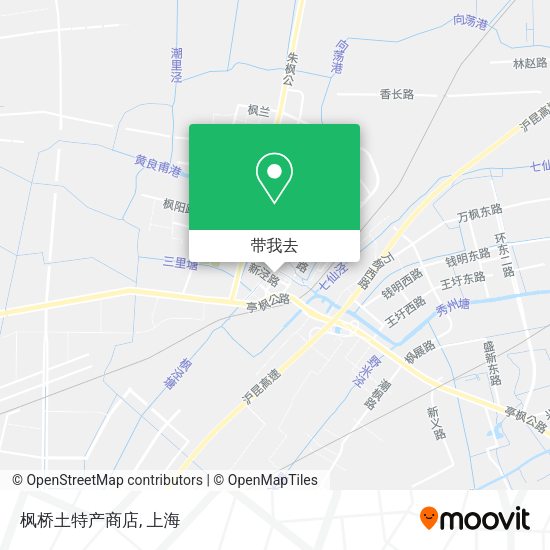 枫桥土特产商店地图
