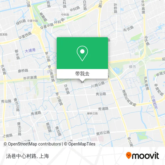 汤巷中心村路地图