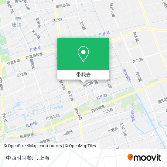 中西时尚餐厅地图