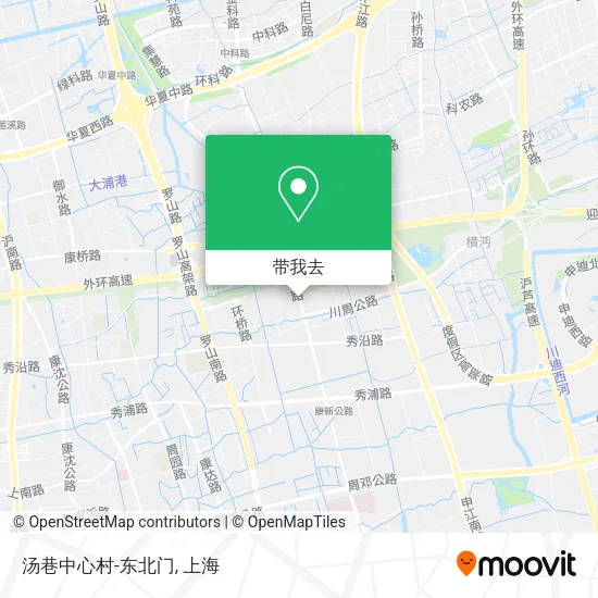 汤巷中心村-东北门地图