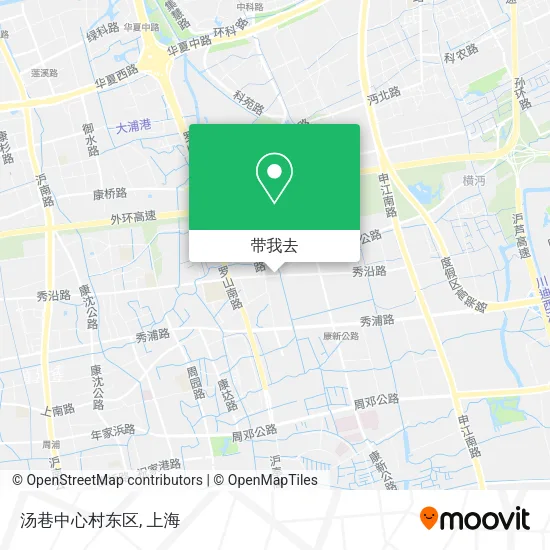 汤巷中心村东区地图