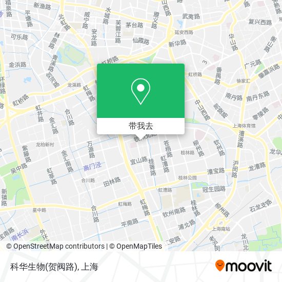 科华生物(贺阀路)地图