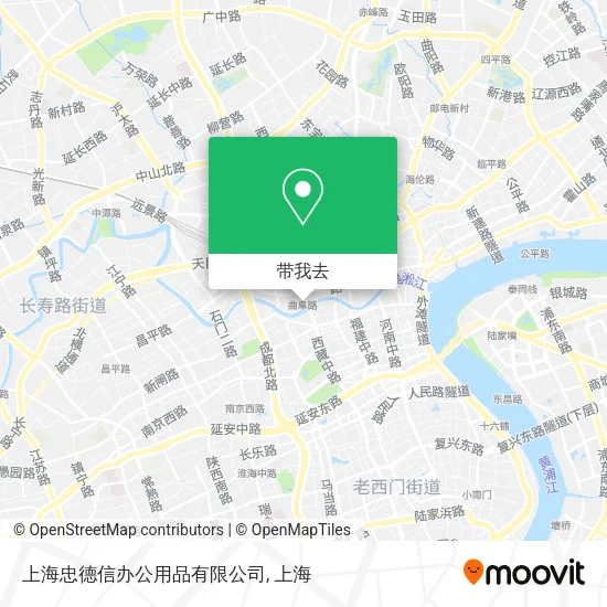 上海忠德信办公用品有限公司地图