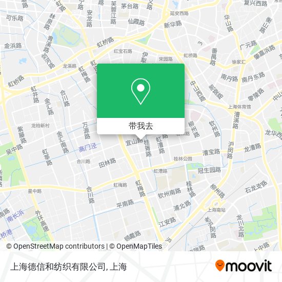 上海德信和纺织有限公司地图