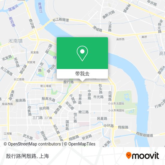 殷行路闸殷路地图