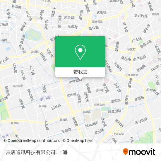 展唐通讯科技有限公司地图