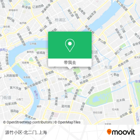 源竹小区-北二门地图