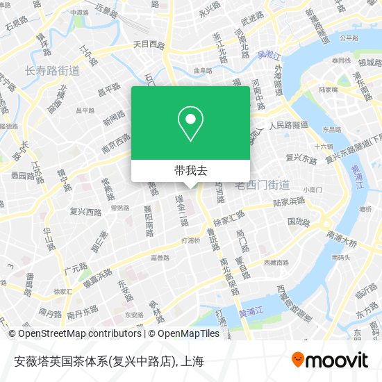 安薇塔英国茶体系(复兴中路店)地图