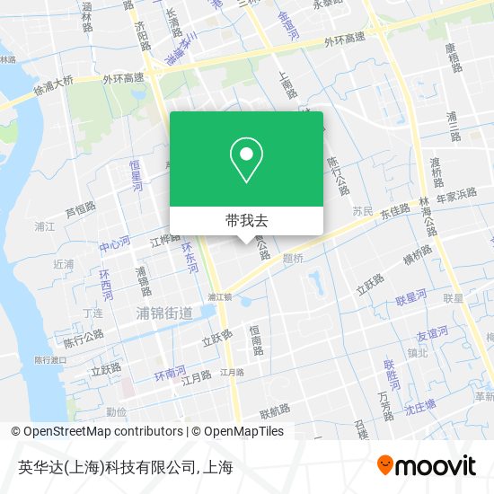英华达(上海)科技有限公司地图