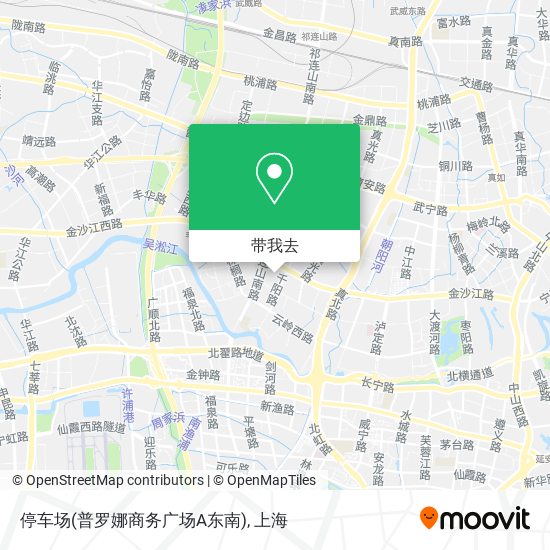 停车场(普罗娜商务广场A东南)地图