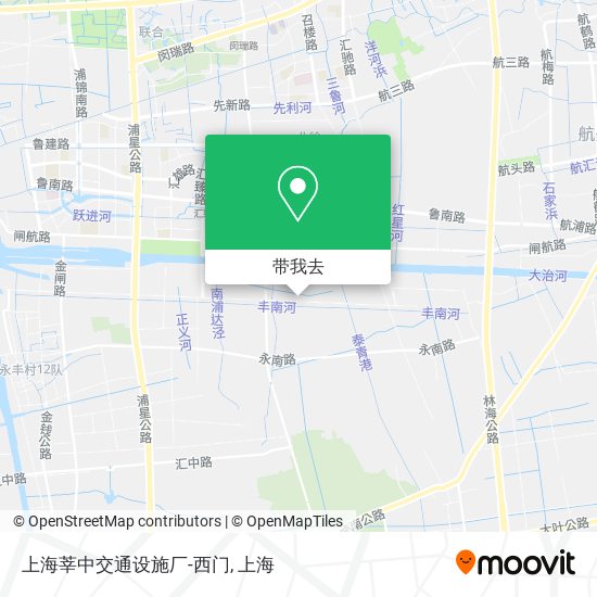 上海莘中交通设施厂-西门地图