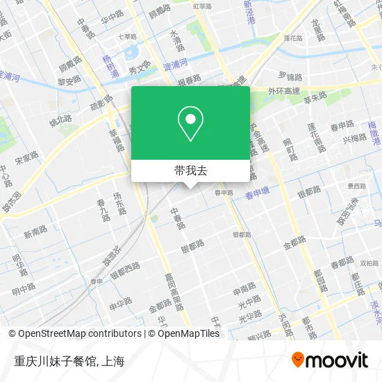 重庆川妹子餐馆地图