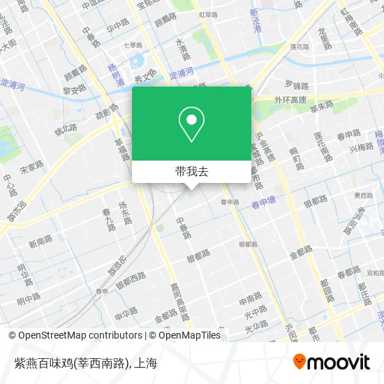 紫燕百味鸡(莘西南路)地图