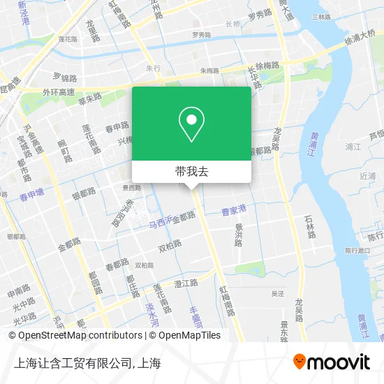 上海让含工贸有限公司地图