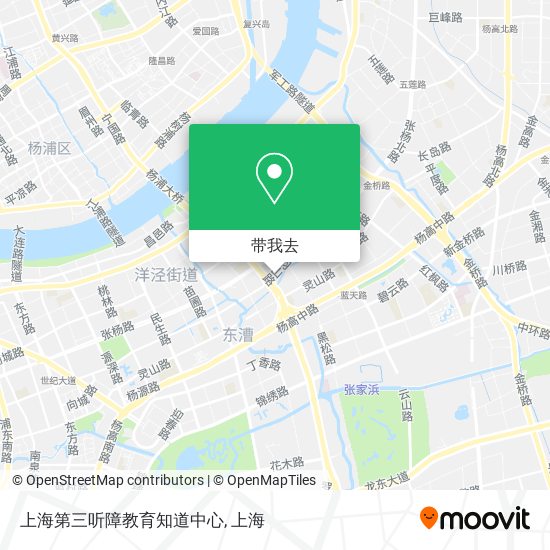 上海第三听障教育知道中心地图