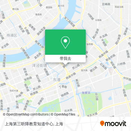 上海第三听障教育知道中心地图