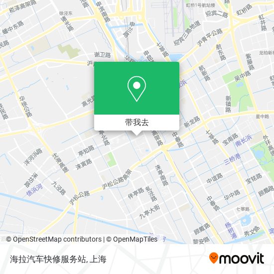 海拉汽车快修服务站地图
