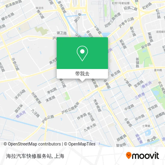 海拉汽车快修服务站地图