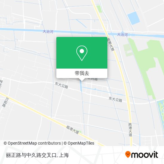 丽正路与中久路交叉口地图