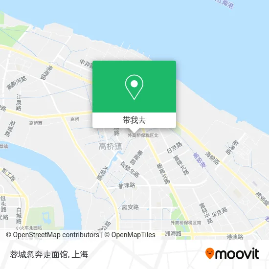 蓉城忽奔走面馆地图