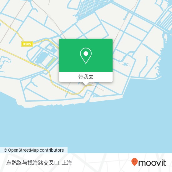 东鸥路与揽海路交叉口地图