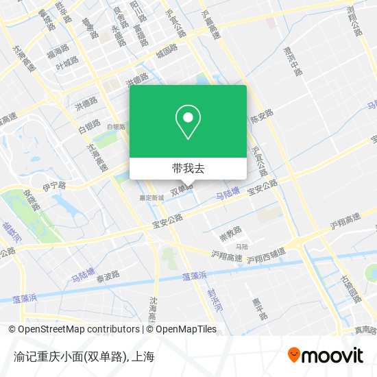 渝记重庆小面(双单路)地图