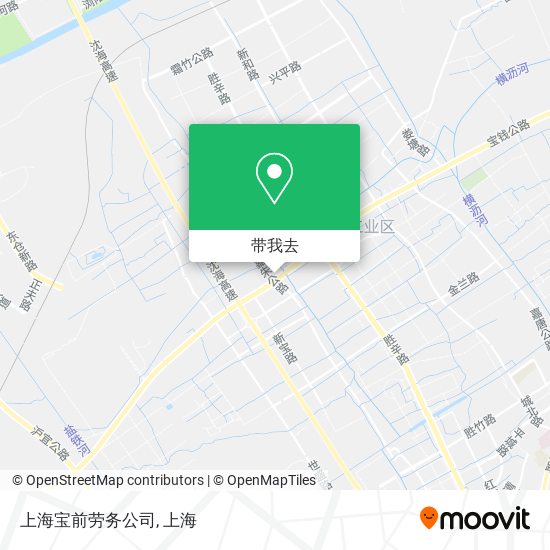 上海宝前劳务公司地图