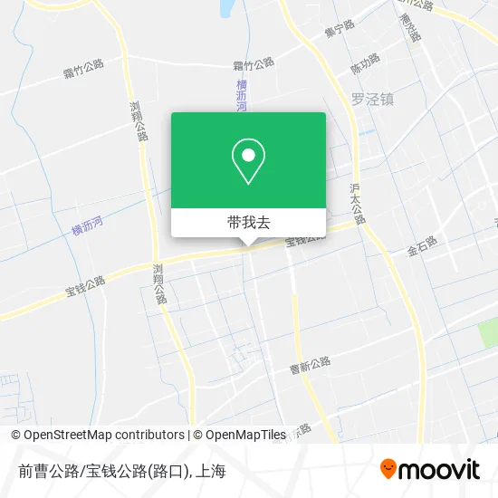 前曹公路/宝钱公路(路口)地图