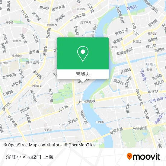 滨江小区-西2门地图