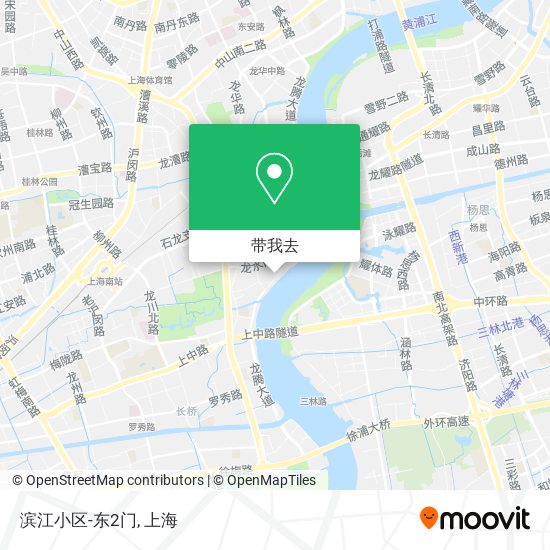滨江小区-东2门地图