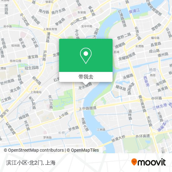 滨江小区-北2门地图