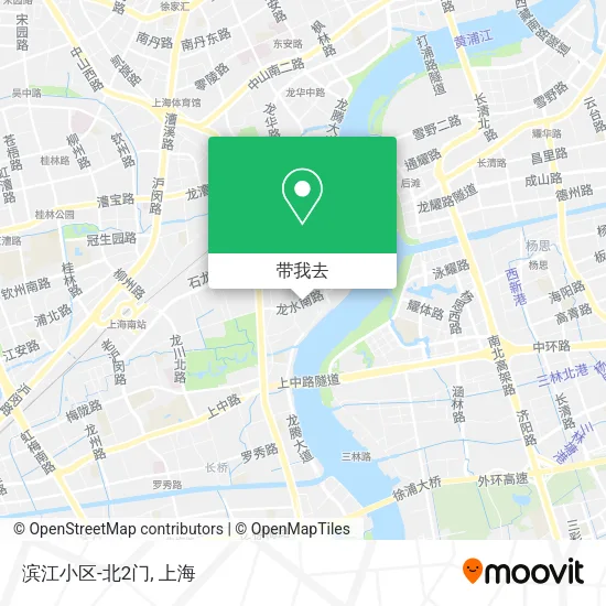 滨江小区-北2门地图