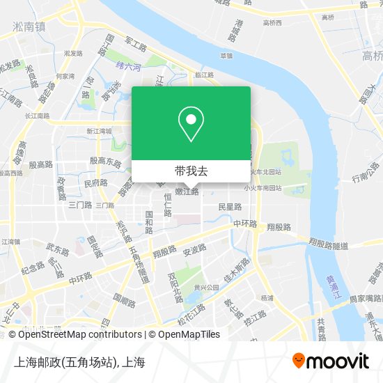 上海邮政(五角场站)地图